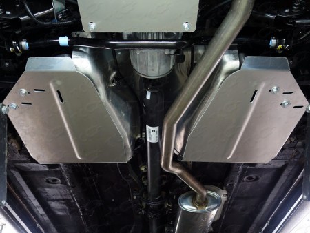 Защита бака комплект (алюминий) 4мм для Nissan Murano 2016-