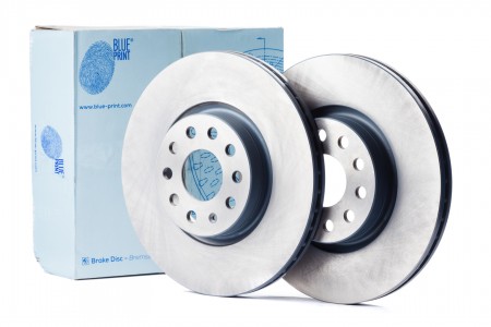 Тормозные диски передние комплект 2шт для Ниссан Альмера G15/ Микра К12/ Note E11/  ADN143112 Blueprint 