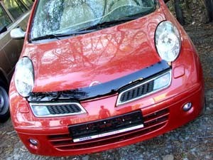 Дефлектор капота Nissan MICRA (2003-2010) Дефлектор капота Nissan MICRA (2003-2010)