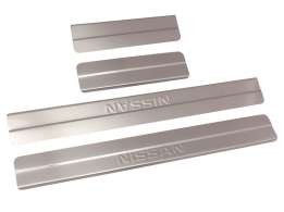 Накладки на пороги дверей на Ниссан Альмера Nissan Almera  (2013-)