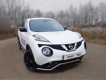 Защита передняя (кенгурин) 42,4 мм для Ниссан Джук (Nissan Juke 2015-)