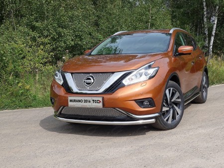 Защита передняя нижняя 60,3 мм на Ниссан Мурано ( Nissan Murano 2016-)