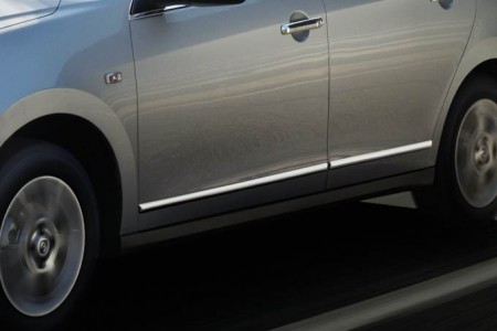 Молдинги дверей хром Ниссан Альмера (Nissan Almera с 2013-)/ арт. KE7604A000