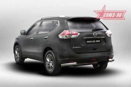 Защита задняя уголки d76 Ниссан Икс-Трейл ( Nissan X-Trail 2015- )