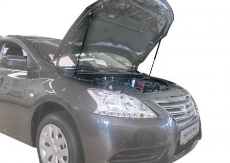 Упоры капота на Ниссан Сентра (Nissan Sentra 2014-) UNISEN021 Автоупор