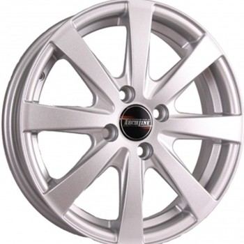 Литой диск TECHLINE 634 6xR16 4x100 ET45 dia60.1 S на Ниссан Альмера G15