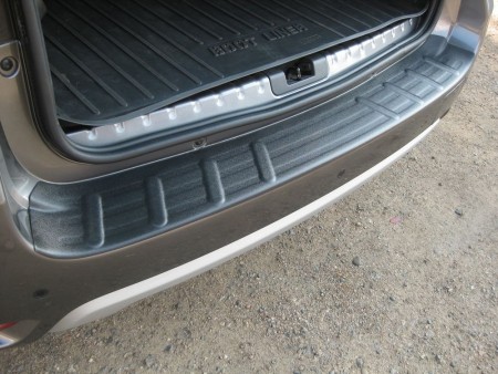 Накладка на задний бампер для Ниссан Террано (Nissan Terrano 2014-)