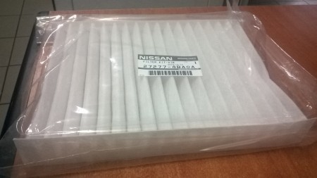 Фильтр салона оригинал для Nissan X-Trail T32 '2014-/ Nissan Qashqai J11 (2014-) 272774BA0A/ 272774BU0A