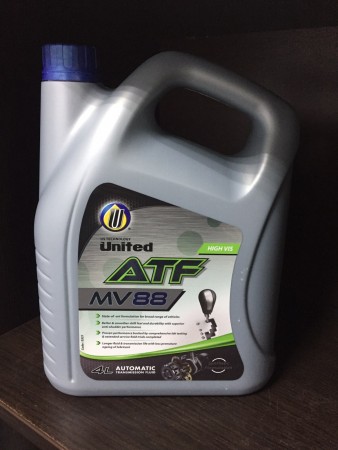 Масло трансмиссионное для АКПП  ATF MV88 MATIC D/ J/ K (4 литра) United