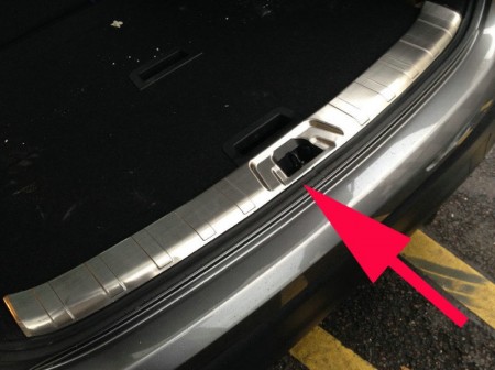 Накладка на проем двери багажника, нерж. сталь OEM-Tuning 66751 для NISSAN Qashqai (J11) 2014-