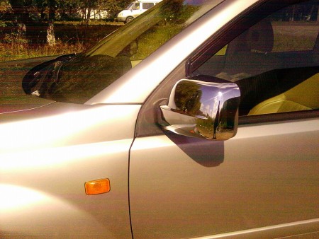 Хромированные накладки на зеркала для NISSAN X-TRAIL T30 ( 2001-2007)