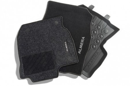 Коврики в салон текстильные Ниссан Альмера (Nissan Almera 2013-) KE7454AA01