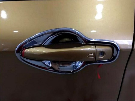 Накладки под внешние ручки дверей, ABS хром, 66734 для NISSAN Qashqai (J11)