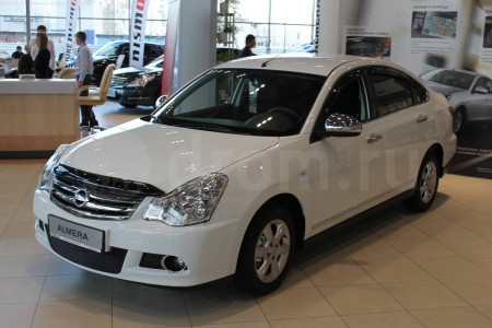 Хромированные накладки на зеркала заднего вида Nissan Almera  (2013-)