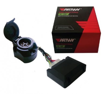 Блок согласования фаркопа Artway SC-100 + комплект проводки