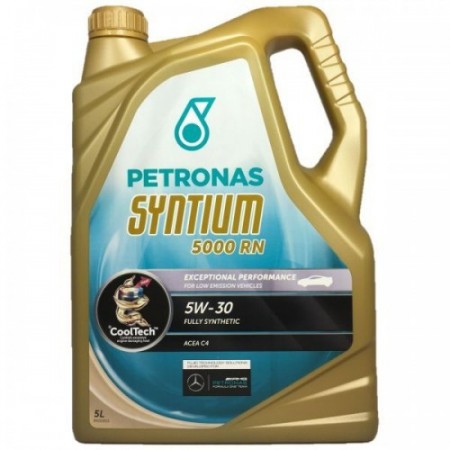Масло моторное Petronas Syntium 5000 RN C4 5W30 5 литров для дизелей с сажевым фильтром/ 70543M12EU