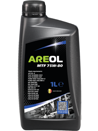 Масло трансмиссионное для МКПП 75W80 1л GL4 Areol 75W80AR107