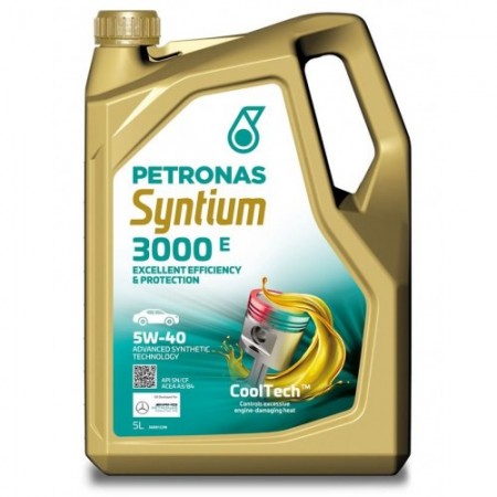 Масло моторное Petronas Syntium 3000 E 5W40 ACEA A3B4 | 5 литров / 70134M12EU