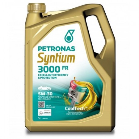 Масло моторное Petronas Syntium 3000 FR 5W30 ACEA A5B5 | 5 литров 70260M12EU