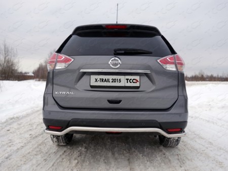 Защита задняя 42,4 мм на Ниссан Икс-Трейл ( Nissan X-Trail T32 2015-2018)